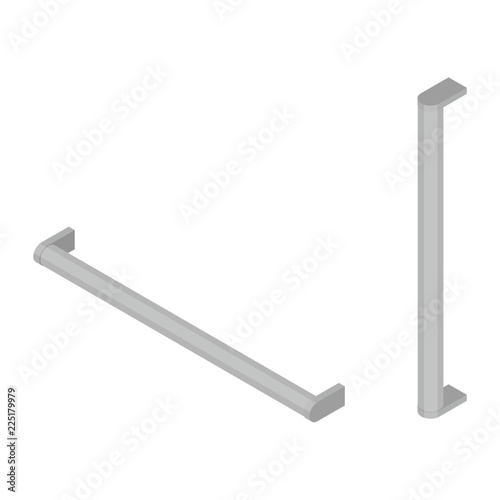 Furniture handle isometric