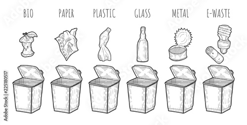 garbage sorting process