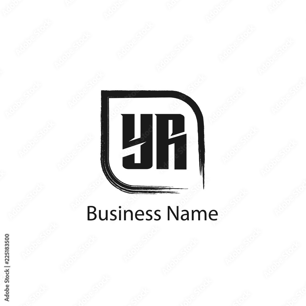 Initial Letter YR Logo Template Design Initial Letter YR Logo Template Design