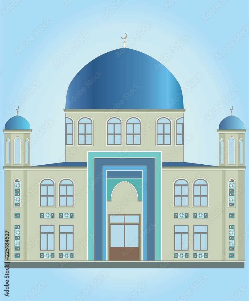 ISLAMIC MOSQUE AND BLUE DOME, PORTAL