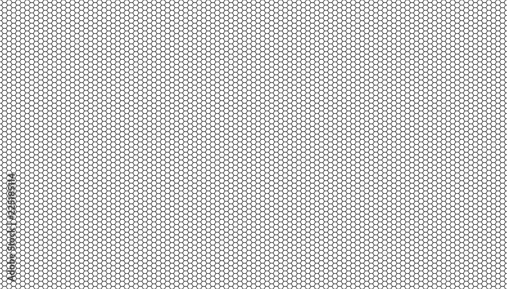 Black honeycomb on a white background. Seamless texture. Isometric geometry. 3D illustration Black honeycomb on a white background. Seamless texture. Isometric geometry. 3D illustration