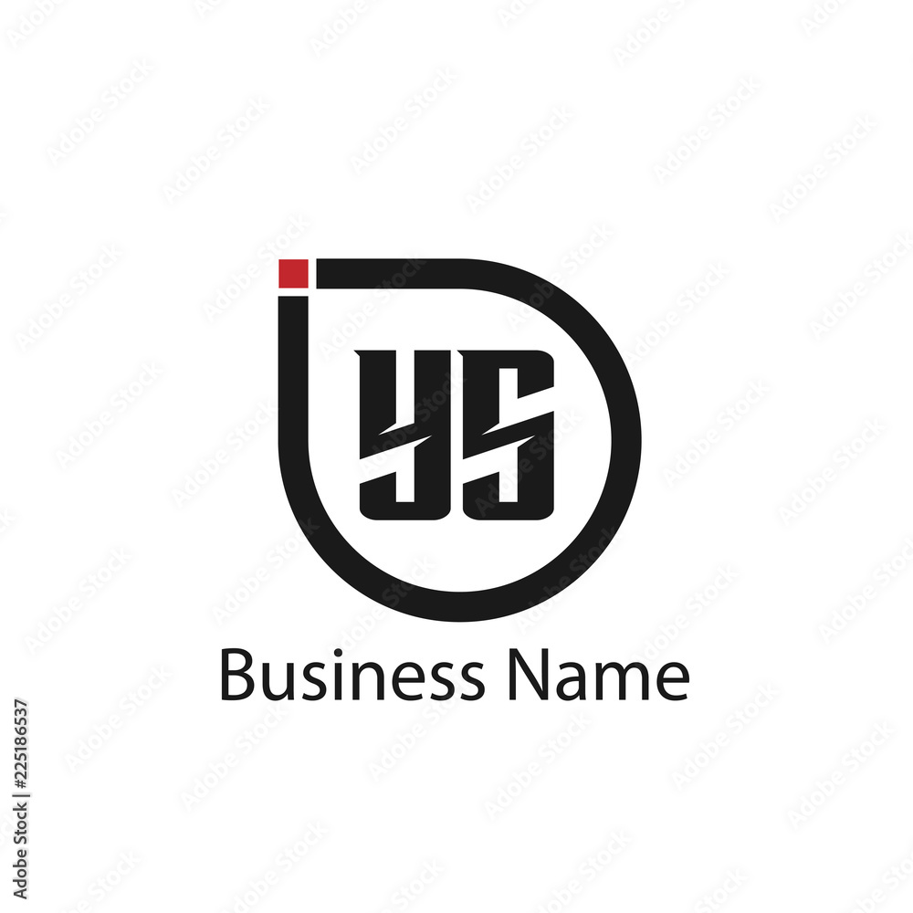 Initial Letter YS Logo Template Design Initial Letter YS Logo Template Design