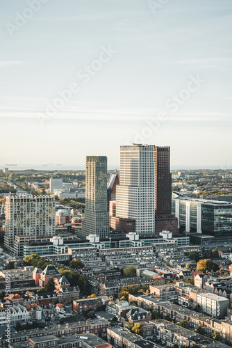 The hague city skyline viewpoint  Netherlands