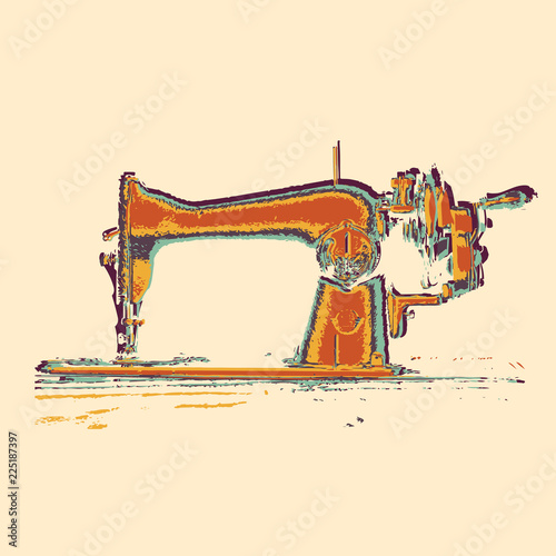 Vector sewing machine