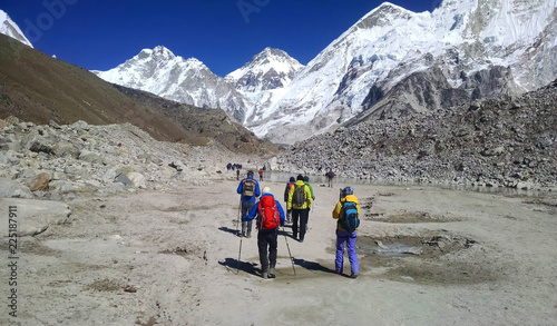 Everest. The way to the first base camp.