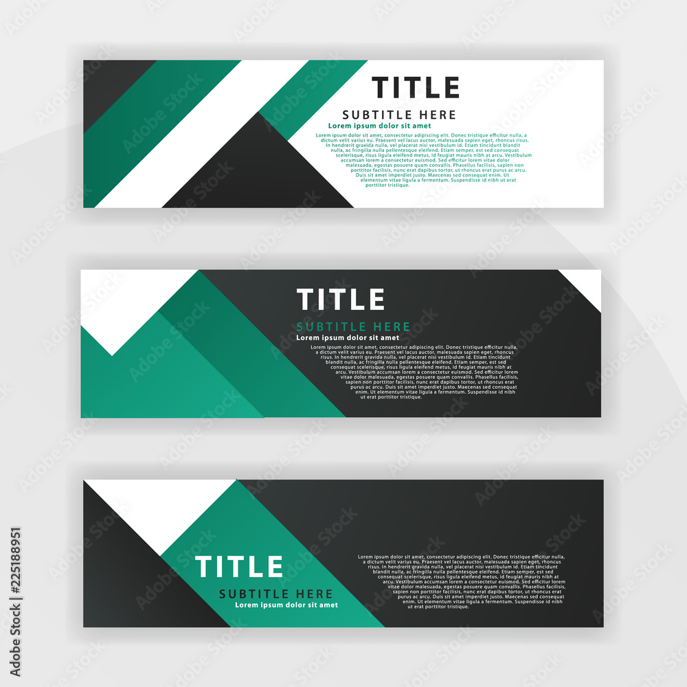 fifth Benner set is color dark green, suitable for professional companies. designed to be online like benner websites, advertisements and can be printed onto cards, flyers, brochures and others fifth Benner set is color dark green, suitable for professional companies. designed to be online like benner websites, advertisements and can be printed onto cards, flyers, brochures and others