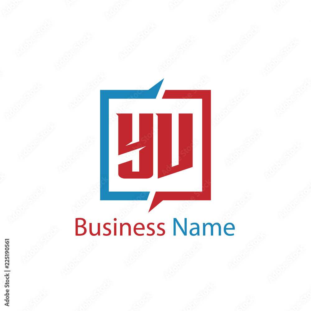 Initial Letter YV Logo Template Design Initial Letter YV Logo Template Design