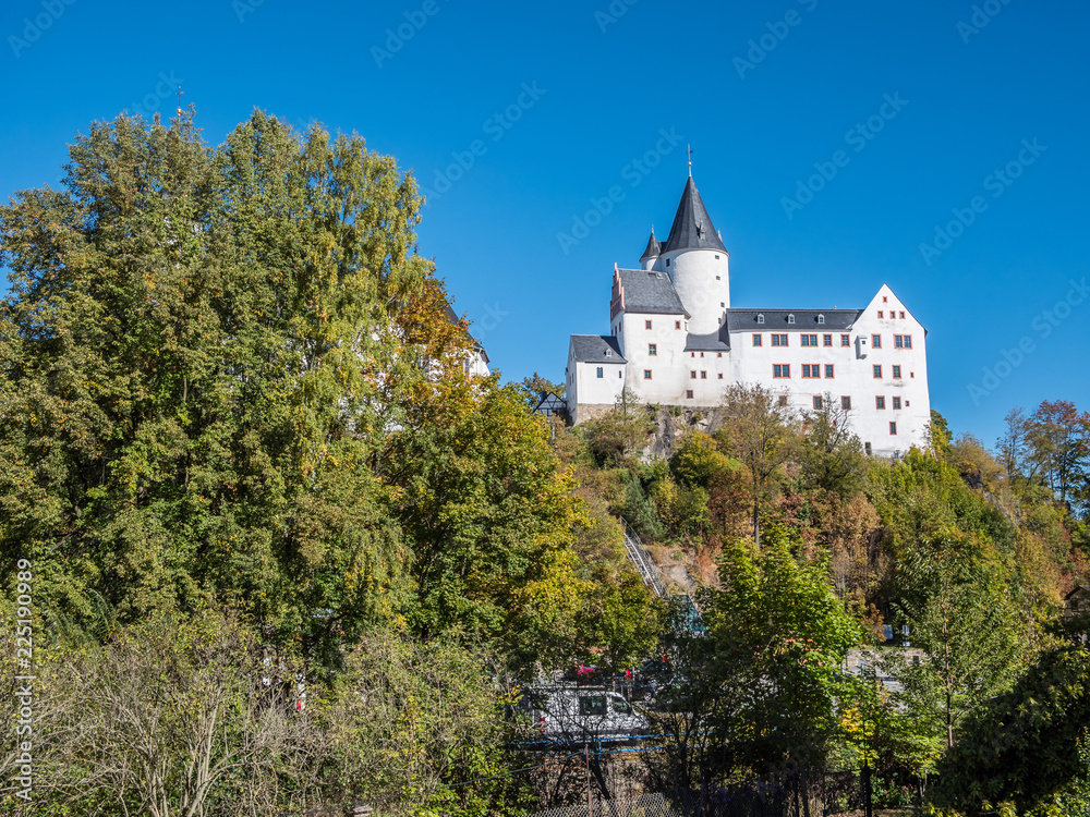 Schloss Schwarzenberg im Erzgebirge in Sachsen