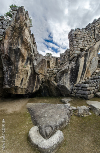 Temple of the Condor at Machu Picchu