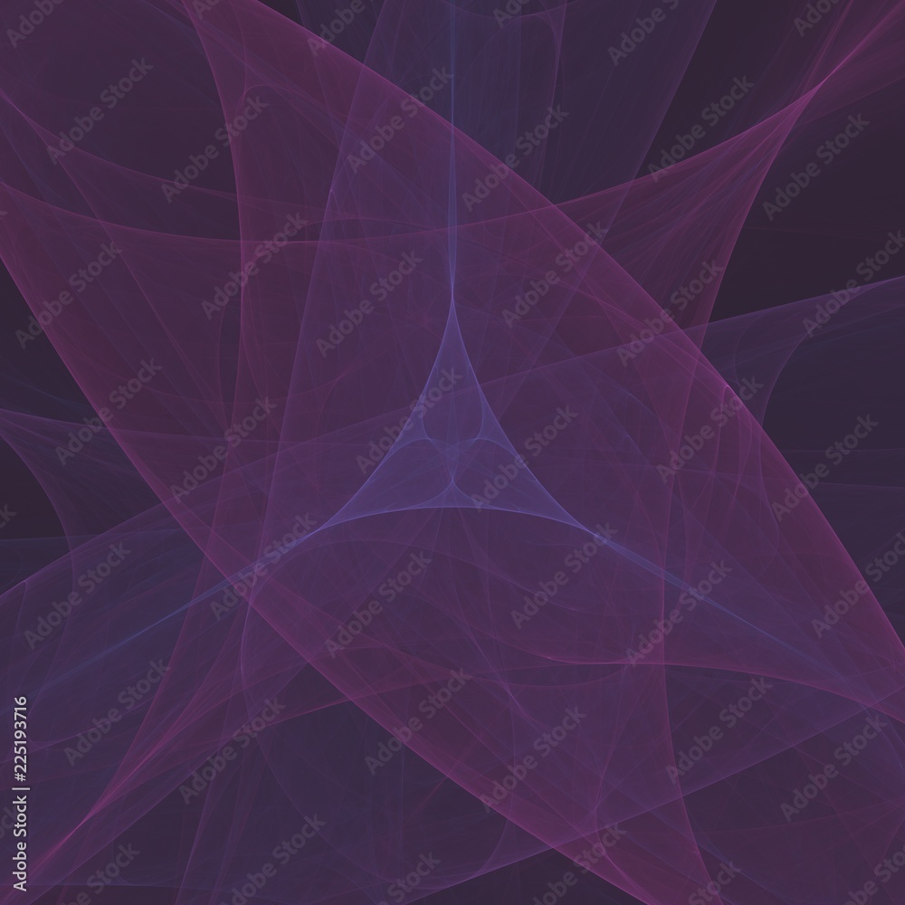 Obraz premium Purple Tringular Energy Frameworks