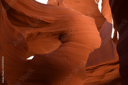 Lower Antelope Canyon Detail That Looks Like a Woman's Face and Hair, Page, Arizona, USA