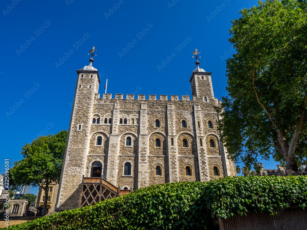 The White Tower - Main castle within the Tower of London 