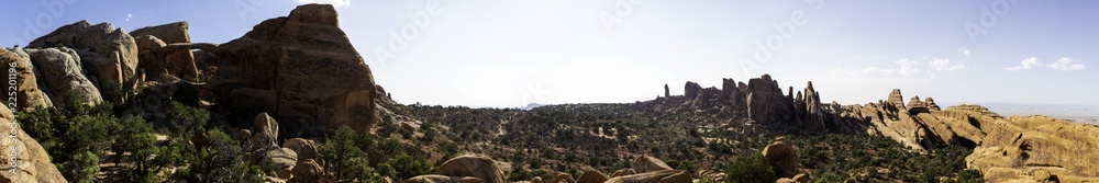 Panorama of Arches National Park