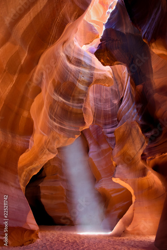 Light Beams in Antelope Canyon