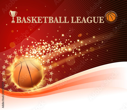 bright burning basketball