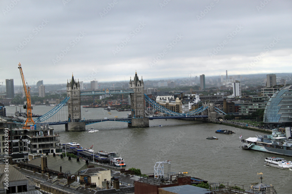 A view of the London bridge