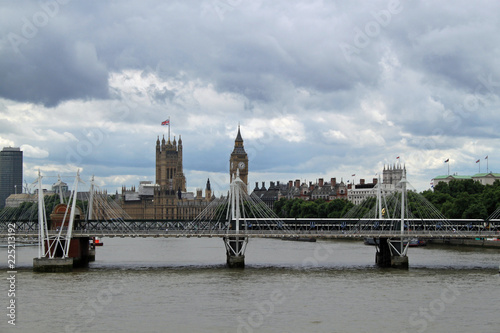 A bridge over the river Thames in London