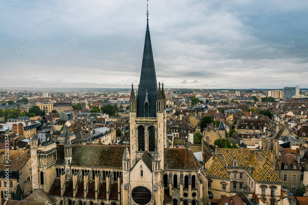 Vue sur Dijon du haut de la Tour Philippe Le Bon