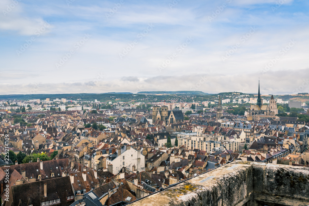 Obraz premium Vue sur Dijon du haut de la Tour Philippe Le Bon