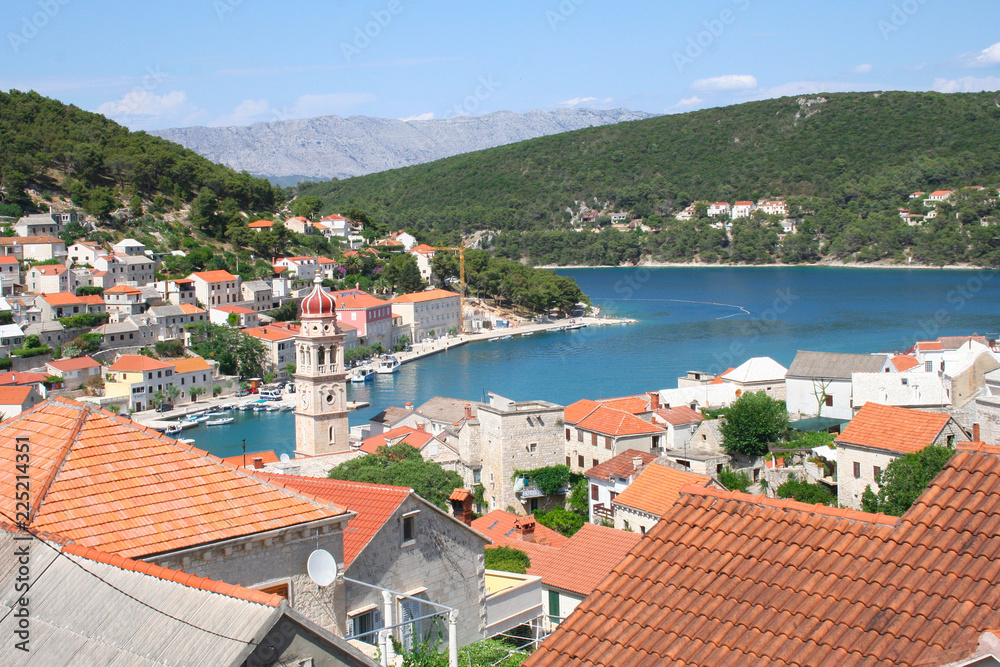 View of the town in Croatia