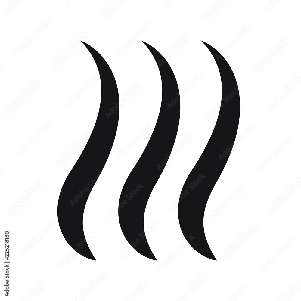 Smoke puff icon vector illustration isolated on white background Smoke puff icon vector illustration isolated on white background