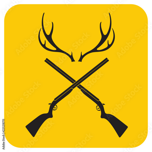 Hunting club logo icon