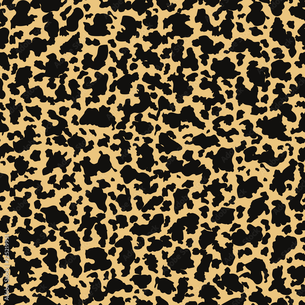 Obraz premium Leopard seamless pattern. Animal print. Vector background.