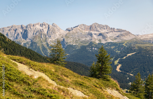 Mountains around Madonna di Campiglio, Trentino, Italy 