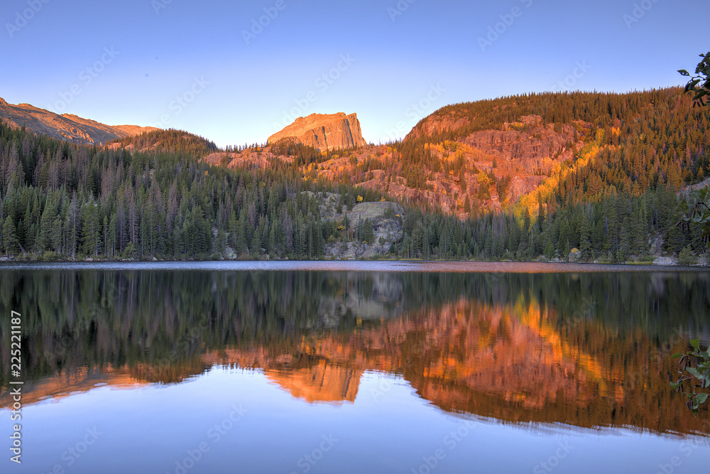 Bear Lake Reflection Rocky Mountain National Pzrk Bear Lake Reflection Rocky Mountain National Pzrk