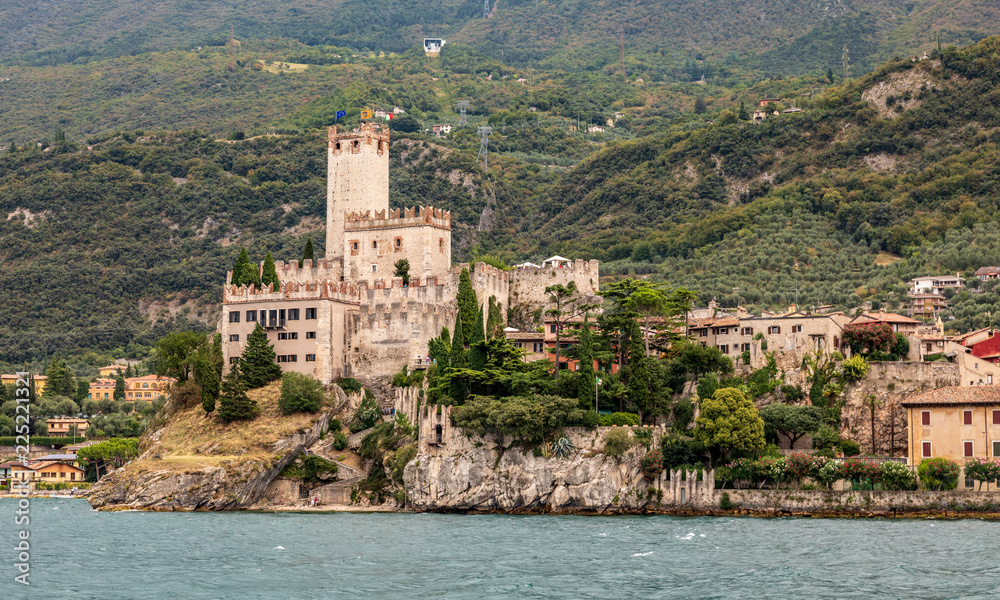 Castello Scaligero di Malcesine at the Lake Garda