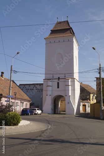 The Stone Street's Gate Tower (Turnul Portii Strazii Pietruite), Medias, Sibiu, Transylvania, Romania photo