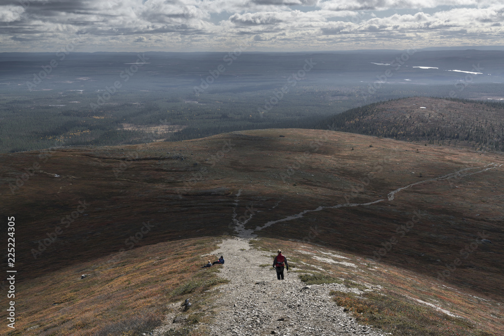 Walking on mountain Walking on mountain