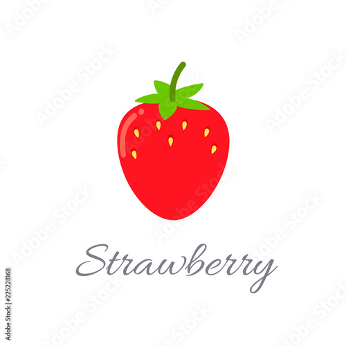 Strawberry icon with title