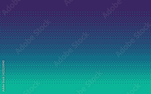 Pixel art gradient color. Dithering vector background.