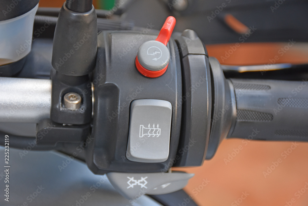 Technological details of a modern motorcycle