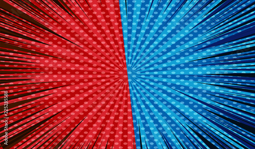 Comic versus bright template