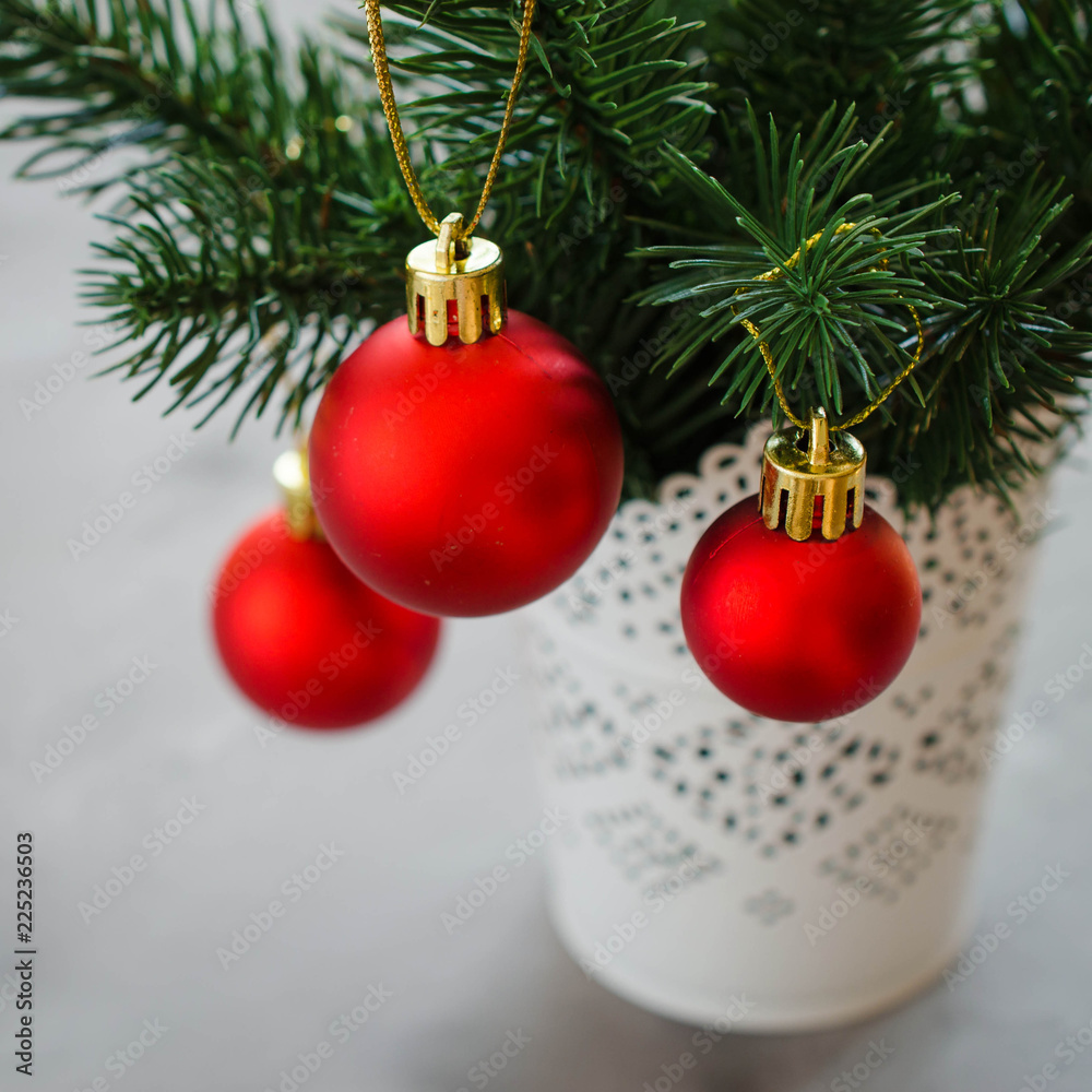 Christmas background with xmas fir branches and decorations. Christmas greeting postcard. Christmas background with xmas fir branches and decorations. Christmas greeting postcard.
