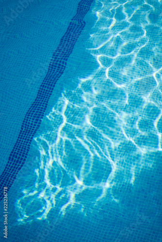 detail of a swimming pool