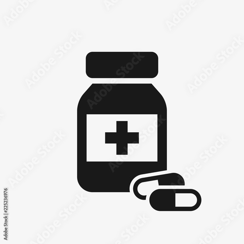 Medication vector icon