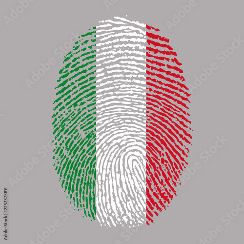 Huella dactilar de Italia