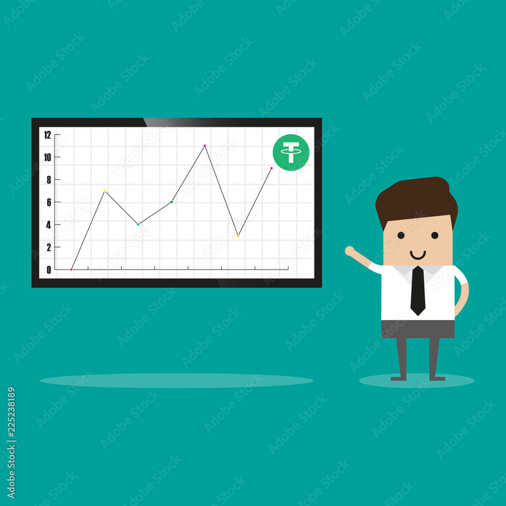 businessman pointing statistic diagram business report businessman pointing statistic diagram business report