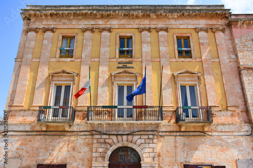 Italy, Casamassima, ancient town hall building photo