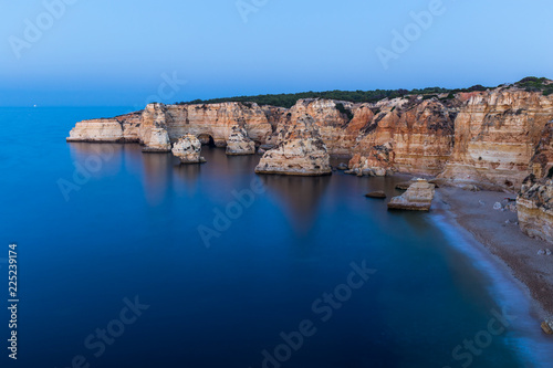 Algarve is a region in the south of Portugal. Its wonderful coloured cliffs make it one of the prefferd spot for european tourists