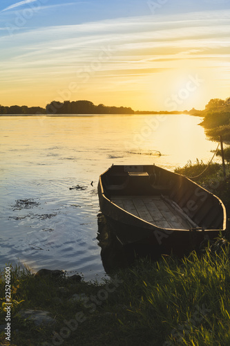 Coucher de soleil sur la Loire