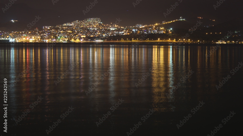 City with quality reflection view