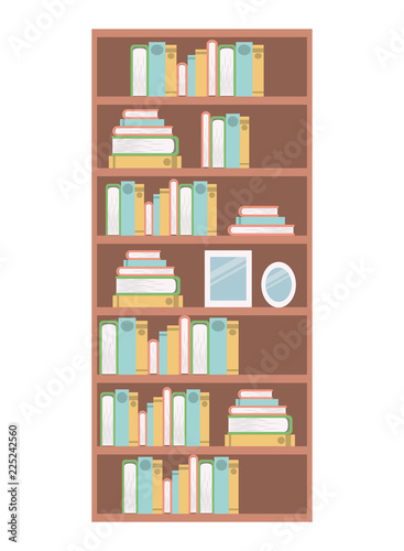 library shelving isolated icon