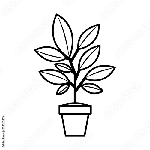 houseplant in pot icon