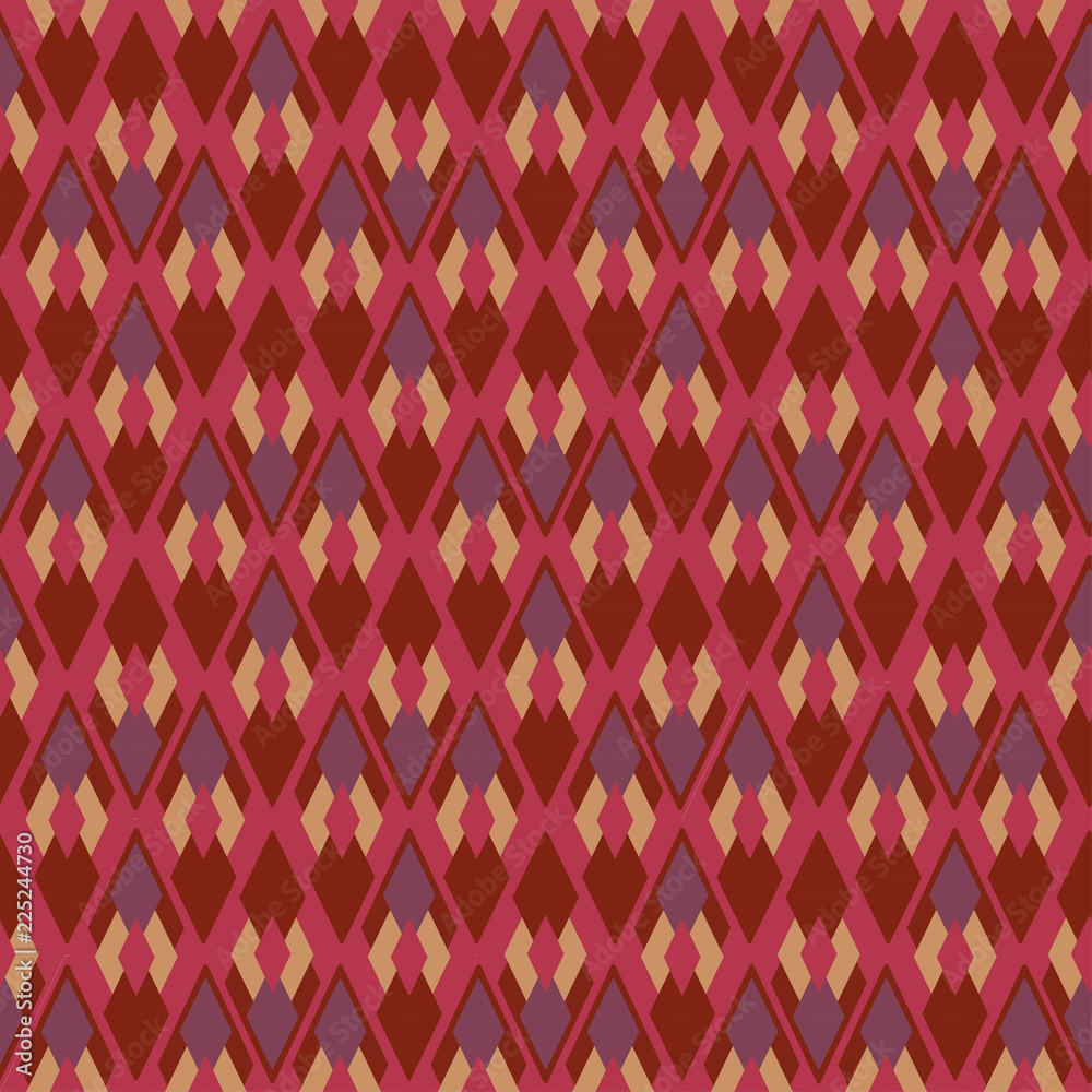 triangles and rhombs of brown and dark blue colors triangles and rhombs of brown and dark blue colors