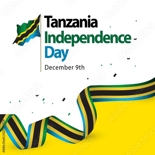 Tanzania Independence Day Vector Template Design Illustration
