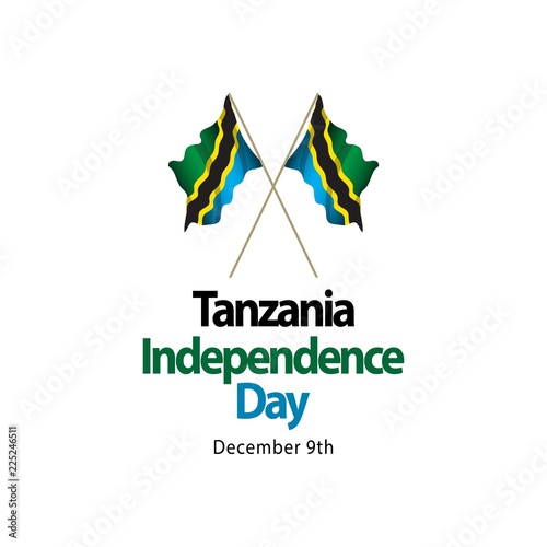 Tanzania Independence Day Vector Template Design Illustration